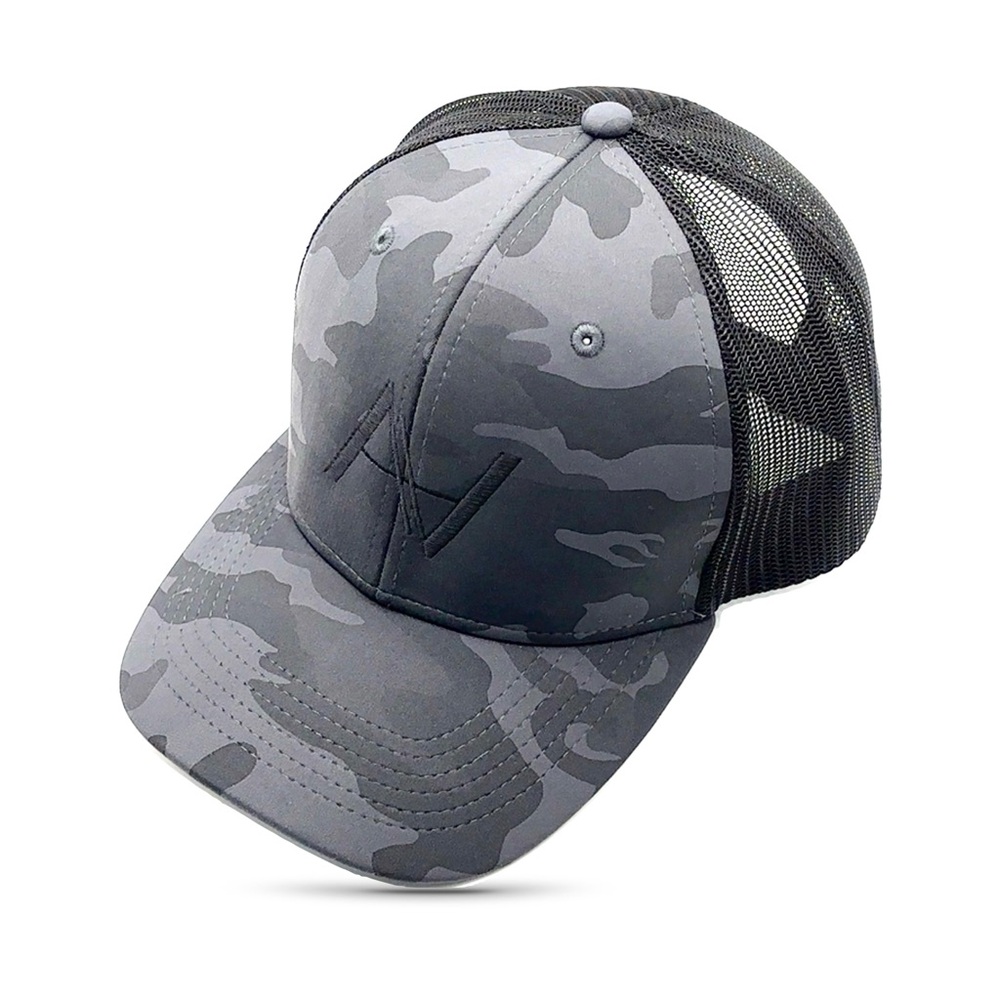 Black Camo SnapBack Hat | Arthur Alan